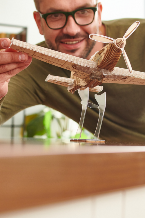 slowflyer man playing with planes