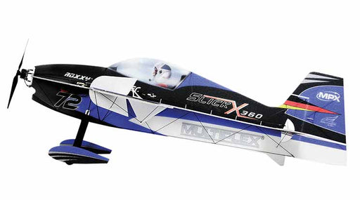 slowflyer - Multiplex BK Slick X360 4D Indoor Edition blau 3D Flyer 