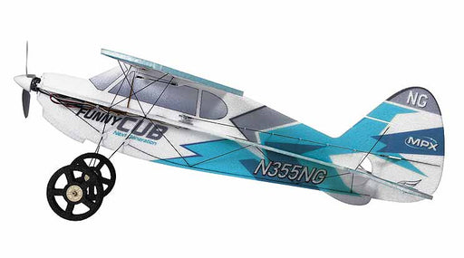 slowflyer - Multiplex BK FunnyCub Indoor Edition blue Trainer 