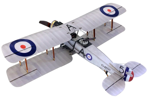 slowflyer - Microaces Bristol F.2b S.No. C801 of No.5 Sqdn. WW1 