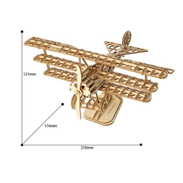 slowflyer - Robotime I Dreidecker I Holzpuzzle Puzzle 