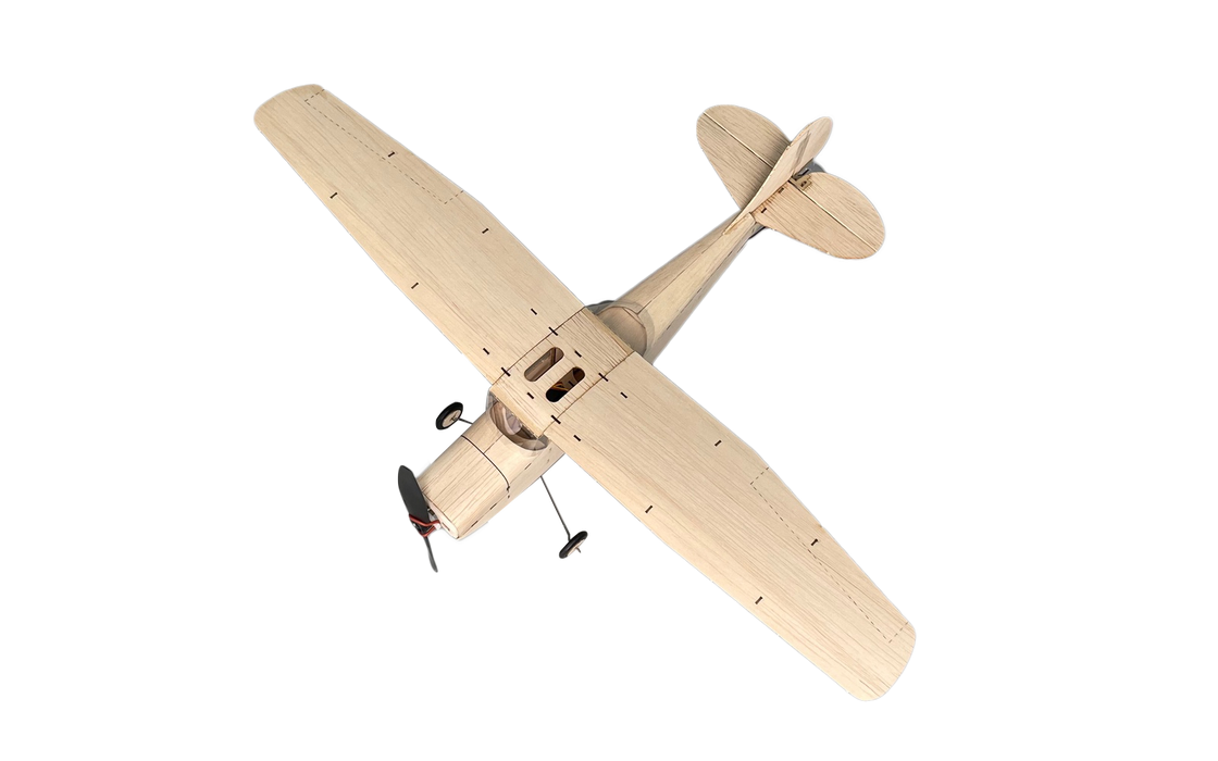 slowflyer - MinimumRC  Cessna L19 Birddog Vintage Balsa 3CH 460 mm Trainer 