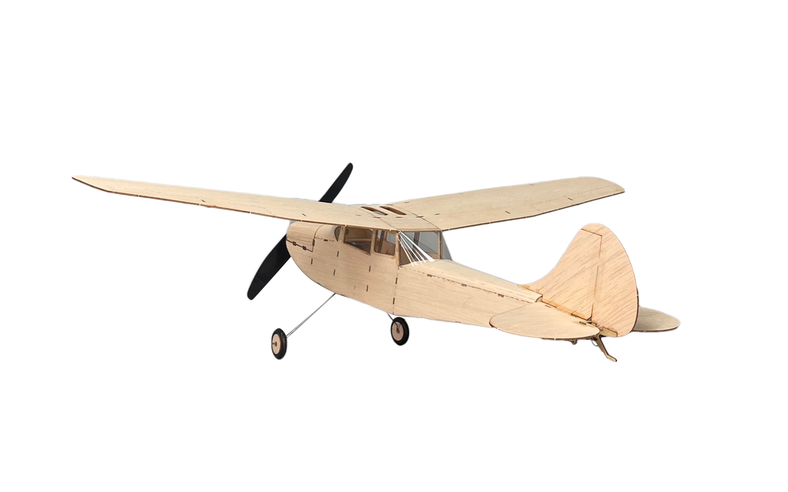 slowflyer - MinimumRC  Cessna L19 Birddog Vintage Balsa 3CH 460 mm Trainer 