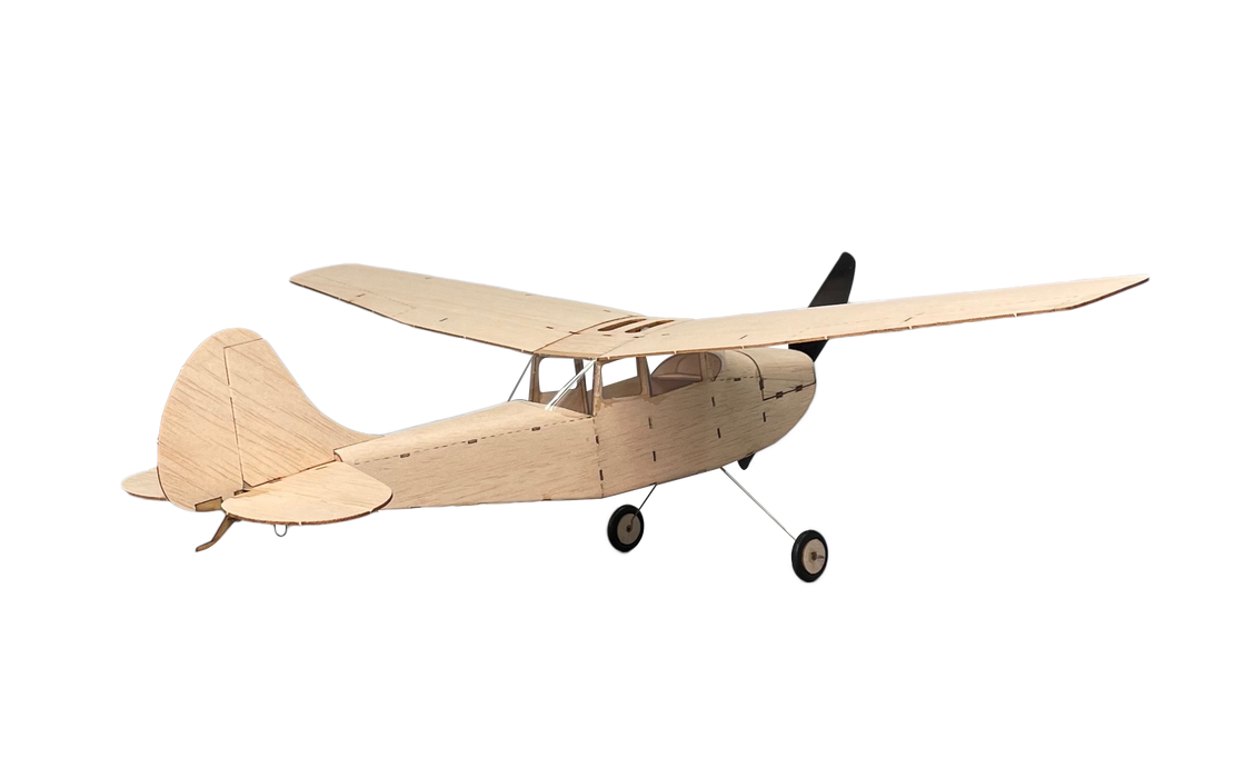 slowflyer - MinimumRC  Cessna L19 Birddog Vintage Balsa 3CH 460 mm Trainer 