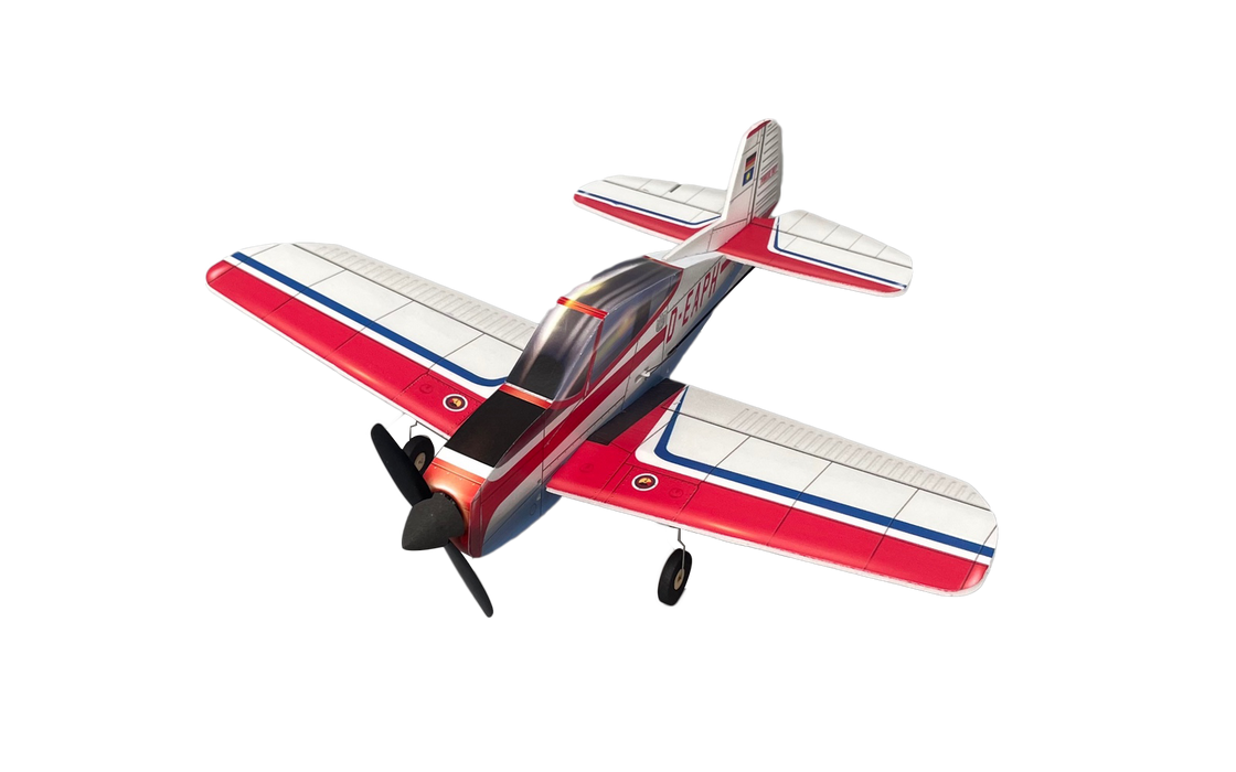 slowflyer - MinimumRC Pinkus Racer Aerobatic 4CH 320mm Foam Modelle 