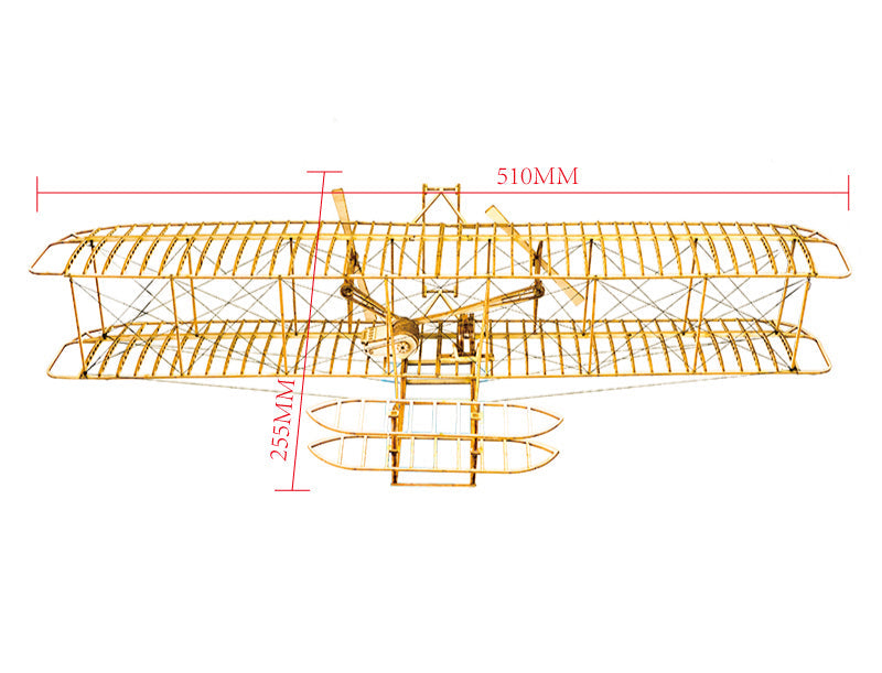 slowflyer - DWHobby I WRIGHT FLYER - KITTY HAWK I Holzpuzzle Puzzle 