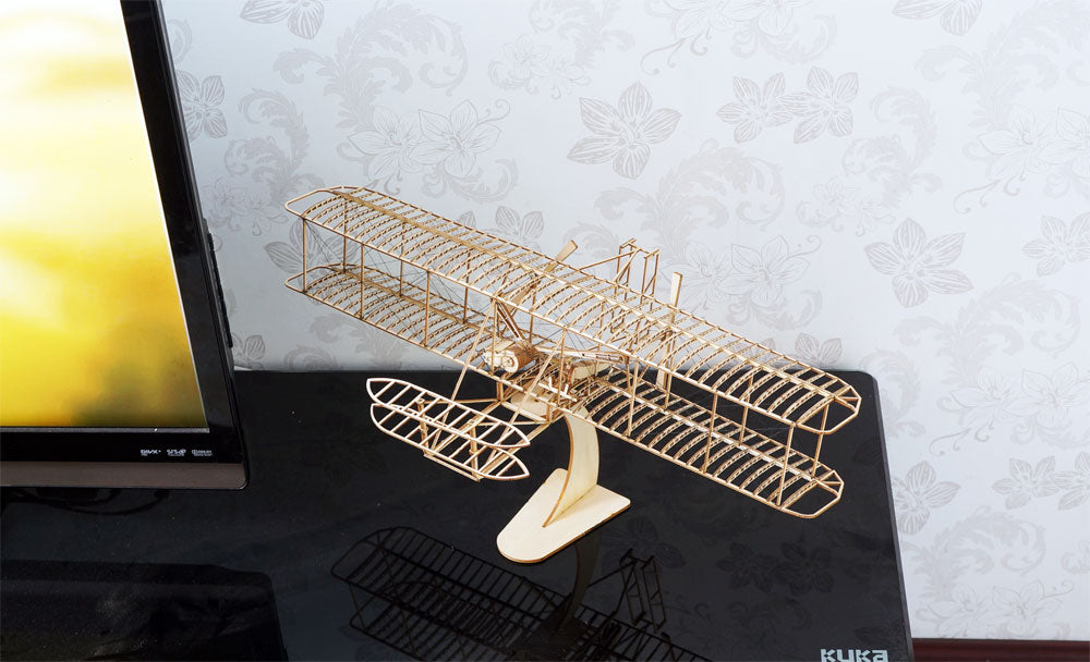 slowflyer - DWHobby I WRIGHT FLYER - KITTY HAWK I Holzpuzzle Puzzle 