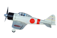 slowflyer - Tony Ray Mitsubishi A6M2 Zero Fighter Slow Flyer KIT 400 mm Warbird 