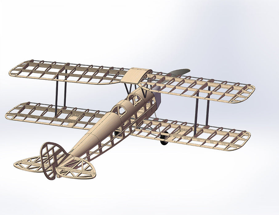 slowflyer - DWHobby I DH.82 TIGER MOTH I Holzpuzzle Puzzle 