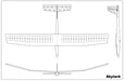 slowflyer - Hangaronekits Skylark 78" Glider Segelflugzeug 