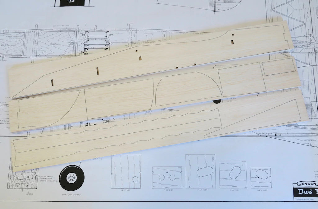 slowflyer - Hangaronekits Das Ugly Stik 62" Balsa Modelle 